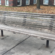 Despite its sturdy construction and a classic style appropriate for almost any living room, the free couch remains on the sidewalk.